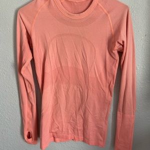 Lululemon coral long sleeve